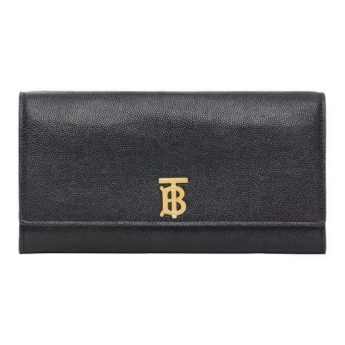 Burberry Клатч и Кошелек из коровьей кожи женский черный