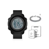 Чёрный Белый + Браслет