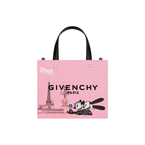 Givenchy Disney Коллаборация Кожа Тоут Сумка Сумка для покупок Сумка Мини Женские Розовый