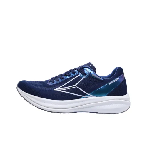 SUPAOSIKE Амортизаторы Shock Slip-resistant Abrasion-resistant Низкий топ Carbon Plate Повседневные беговые кроссовки Unisex Белый Синий