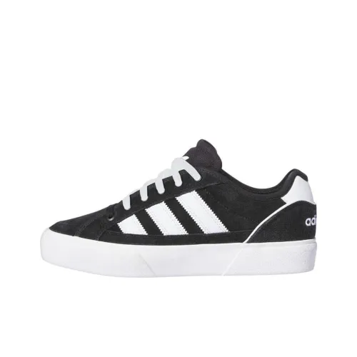 Adidas Originals COURT TNS PREMIERE Slip-resistant Abrasion-resistant Low Top Skateboard Shoes Unisex Black White Adidas Originals COURT TNS PREMIERE Противоскользящие устойчивые к истиранию низкие кеды для скейтбординга Унисекс Черный Белый