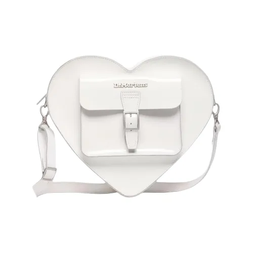 Dr.Martens Гладкая кожа Сердце-образная Сумка Рюкзак Сумка через плечо Сумка на плечо Женская Белая