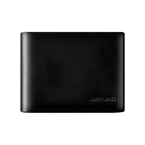 Banyanu Кошелек из коровьей кожи держатель для карт мужской черный