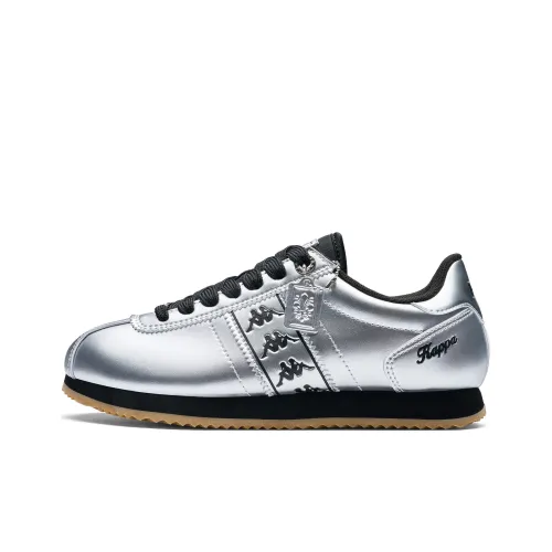 Кроссовки для скейтбординга KAPPA Low Top Серебристый/Черный Женские