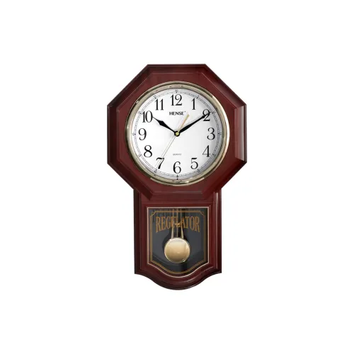 HENSE Кварцевый механизм ABS Стена Часы Унисекс Белый циферблат HP6119