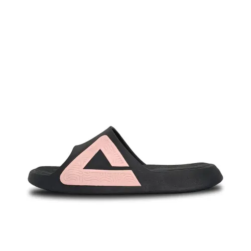 PEAK Quiet Slip-Resistant Abrasion-Resistant Slippers Men's Black Pink