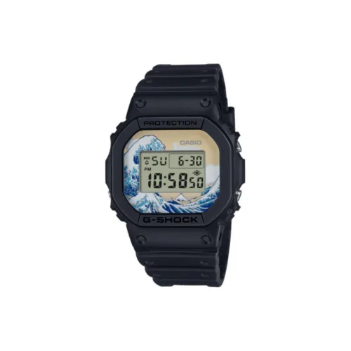 CASIO DIGITAL Collection Кварцевый механизм Блок Смольный ремешок Часы Унисекс Серый циферблат