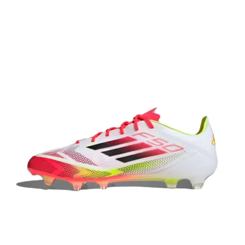 Adidas F50 ELITE Футбольные бутсы Низкий Топ Белый Красный Черный Унисекс
