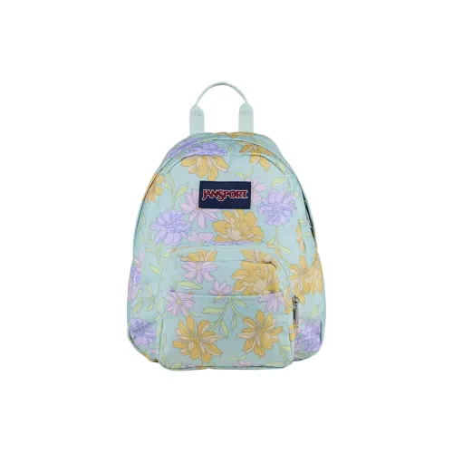 JanSport Переработанный полиэстер рюкзак мини женский светло-синий и многоцветный