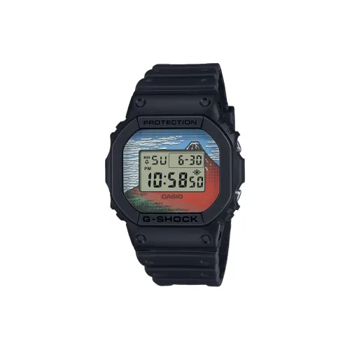 CASIO DIGITAL Series Кварцевый механизм Смольный ремешок Часы Унисекс Серый циферблат