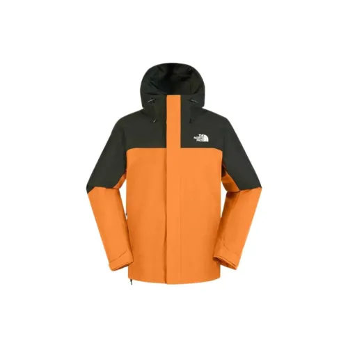 THE NORTH FACE Водонепроницаемый и Ветрозащитный для сохранения тепла Ветровка Мужская Оранжевая