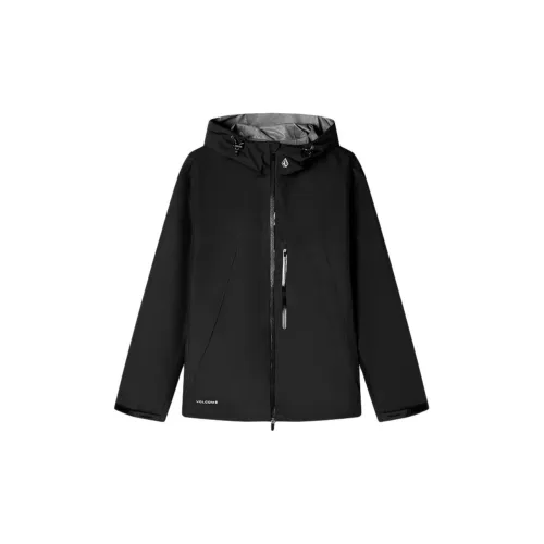 VOLCOM Черная Унисекс Ветровка