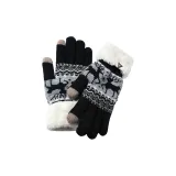 Перчатка, милый стиль оленя, звездный черный