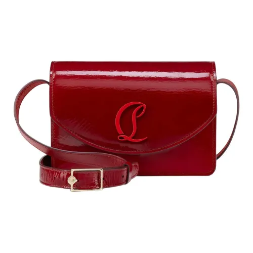 CL Loubi Лакированная кожа Сумка через плечо Сумка на плечо Женская Красная
