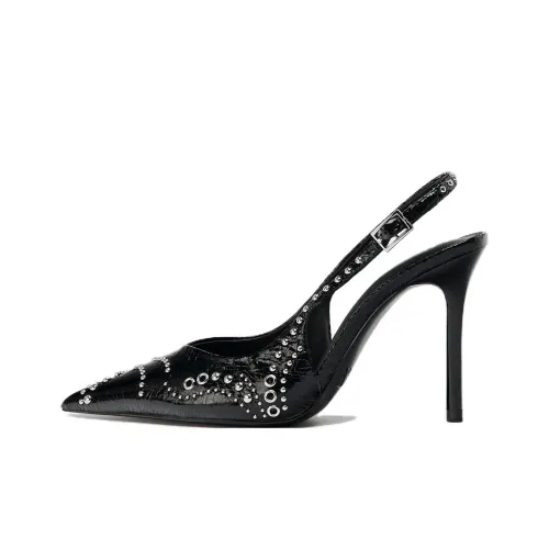 ZARA Высокие каблуки Черные Женские