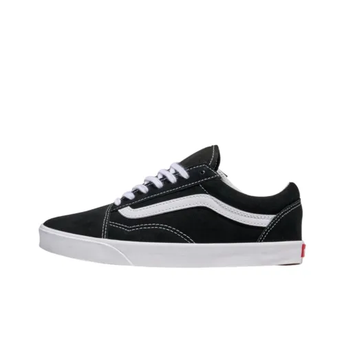 Vans Old Skool Lowpro Скейтборд Кроссовки Низкие Черный/Белый Унисекс