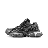 Выцветший черный, шнуровка