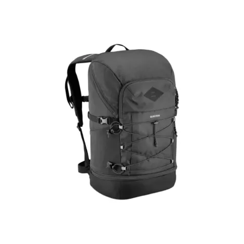 DECATHLON 30L Outdoor Альпинистский рюкзак Рюкзак Полиэстер Дымчатый Черный Унисекс