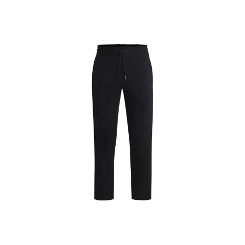 Hugo Boss SS25 Вязаные Спортивные Штаны Мужские Черные