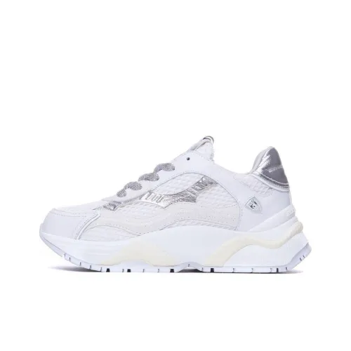 PHILIPPE MODEL Низкий топ повседневный женский белый серебряный