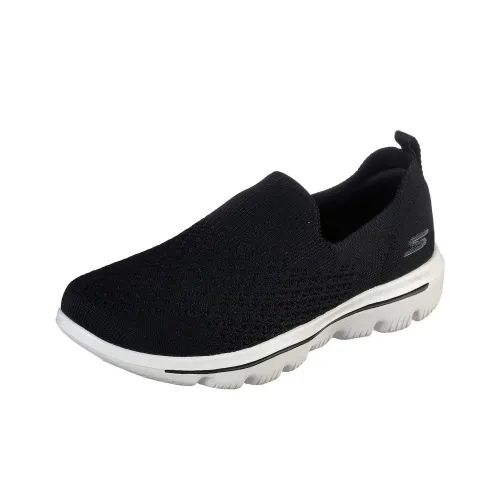 Skechers Go Walk Evolution Ultra Устойчивый к истиранию Низкий Топ Повседневная обувь Женская Черная