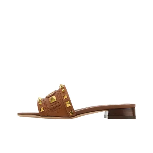 Valentino Слипоны Женские Tobacco