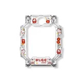 Корова - Мультяшный принт, прозрачный чехол