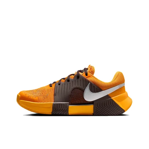 Nike GP Challenge 1 Устойчивые к истиранию Низкие Кроссовки для тенниса Женские Оранжевые Коричневые