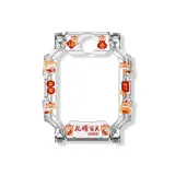 Дракон - мультяшный принт, прозрачный чехол