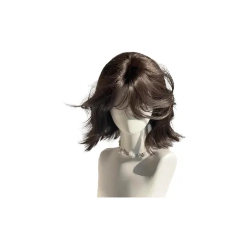 UMIFFA Морская трава Мэй Парики Короткие волосы Натуральный Боковая сторона Бахрома с Короткими Завитыми Волосами