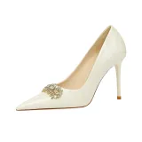 Белый [Высота каблука 9,5 см]