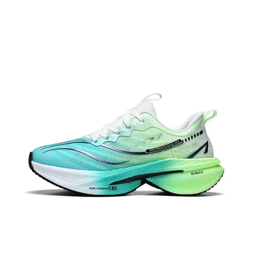 Cool Odd Дышащий Легкий Амортизация Низкий Топ Детские Беговые Кроссовки Весенний Зеленый Подростки