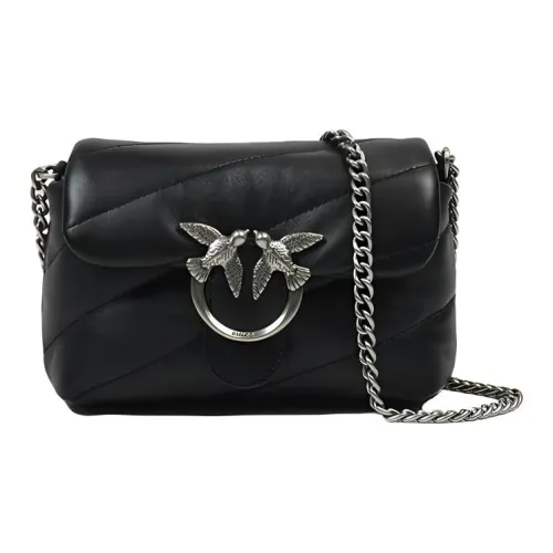 PINKO Малыш LovePuff Овчина Сумка через плечо Сумка на плечо Женская Черная