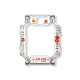 Кролик - мультяшный принт, прозрачный чехол