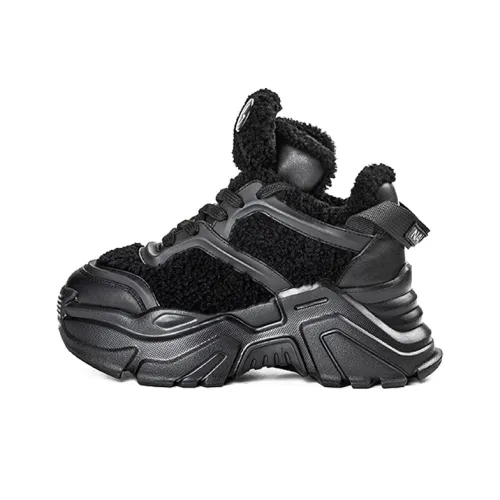 NAUTICA Амортизация противоскользящий покрытие увеличенная высота низкий топ кроссовки женские черный