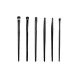 Черная щетка для теней для век, 6 шт., щетка для телесного цвета