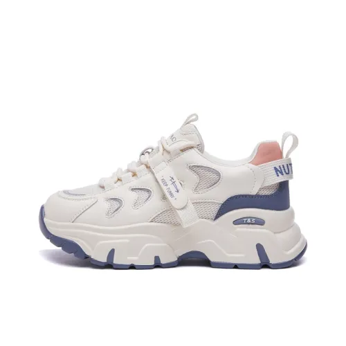 Bull Charm Устойчивые к истиранию Низкие Топ Кроссовки с Толстой Подошвой Женские