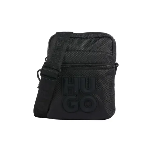 Hugo Boss Переработанный полиэстер Сумка через плечо Мужская Черная