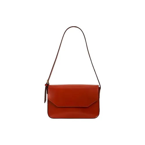 Manu Atelier Сумка через плечо из телячьей кожи женская красная