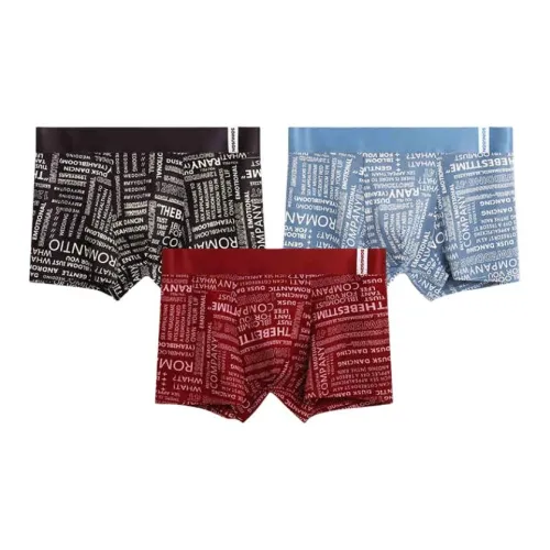 SHIQINUO Мужское нижнее белье 3 штуки