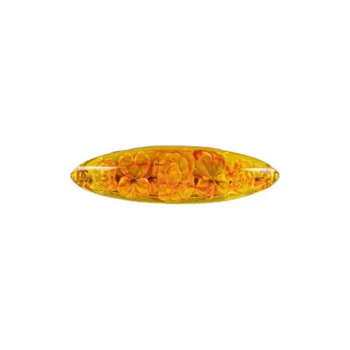 CHANEL Смола Броши Женские Оранжевый