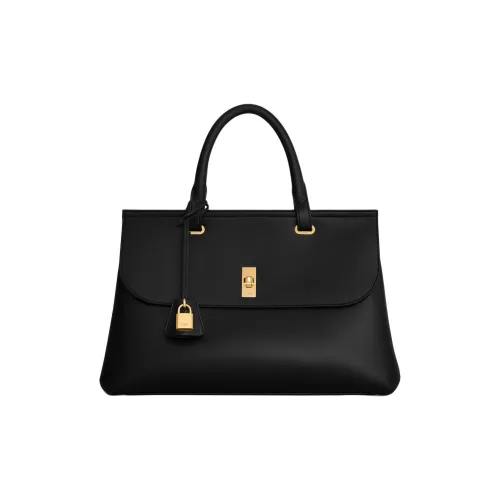 CELINE 16 Soft Коровья кожа Сумка Средний Женские Черный