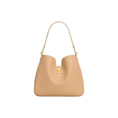 CELINE Телячья кожа Одно плечо Сумка Средний Женский Светлый песочный