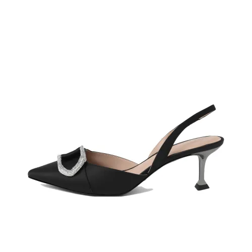 CHARLES KEITH One Ремешок Сандалии 6,3 см Женские Черный