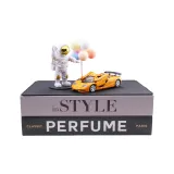 Модель автомобиля + Космонавт 1 шт + Нескользящая подставка + Воздушный шар + Две модели хобби + Книги