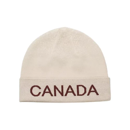 lululemon Мериносовая шерсть Шапки-бини Унисекс Белый Красный