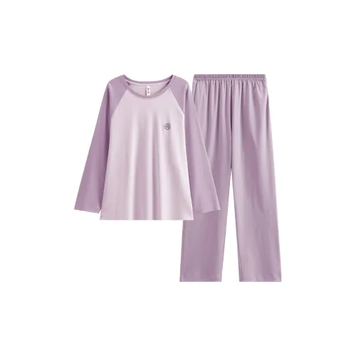 FENTENG Пижамный комплект женский розовый фиолетовый