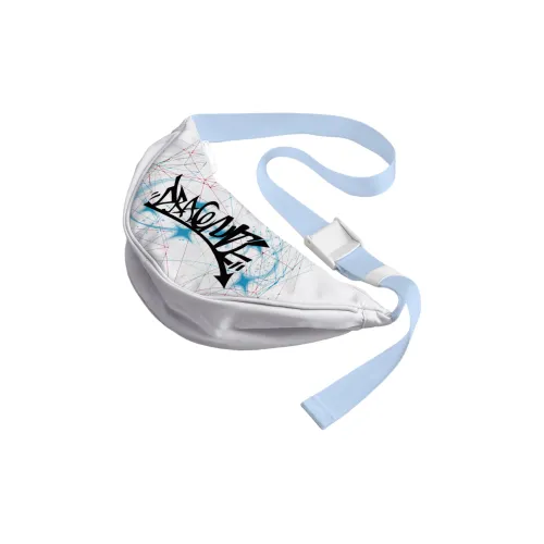 DRACONITE Полиэстер Сумка через плечо Сумка на плечо Унисекс Белый