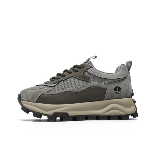 NAVIGARE Маленький Парус Высота Увеличивающий Низкий Топ Повседневный Женский Серый