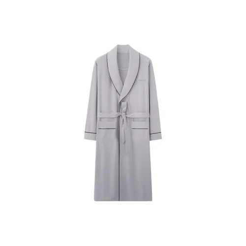Huggy Kissy Банные халаты Мужской Светло-серый